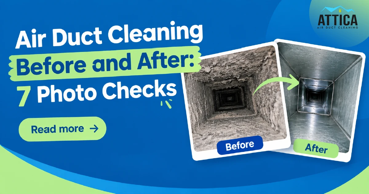 Air Duct Cleaning Before and After
